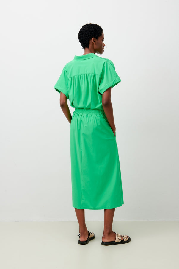 Ina Skirt Technical Jersey | Green