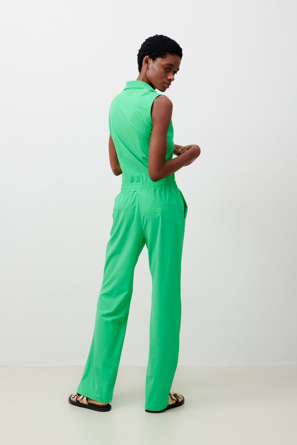 Carola Pants Technical Jersey | Green