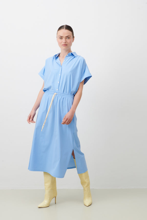 Ina Skirt Technical Jersey | Light Blue