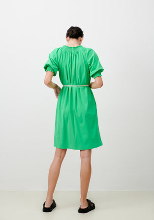 Lorna Dress Short Technical Jersey | Green