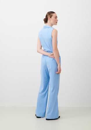 Carola Pants Technical Jersey | Light Blue