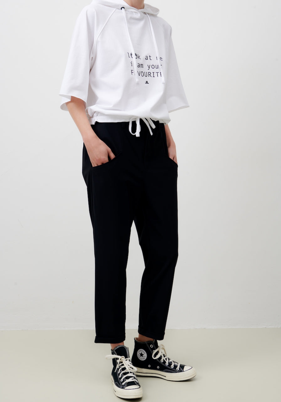 Hazel Pants Technical Jersey | Black