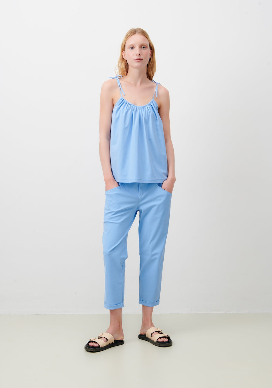 Hazel Pants Technical Jersey | Light Blue