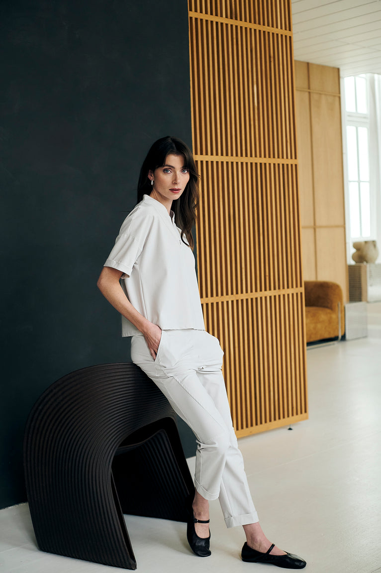 Timelia pants technical jersey | Sand