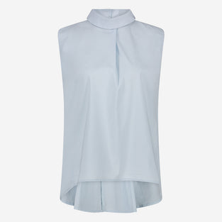 Dolche vitas poplin top | Light Blue