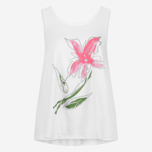 Summer cotton top | White