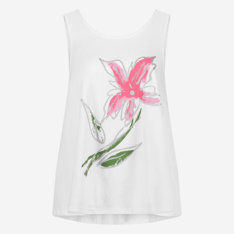 Summer cotton top | White