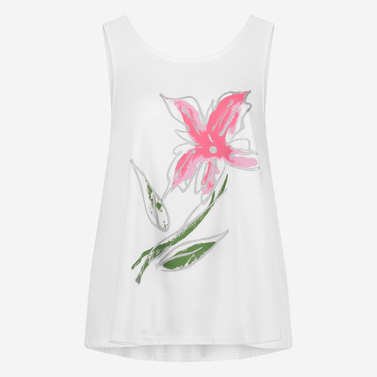 Summer cotton top | White