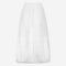 Maud cotton poplin skirt | White