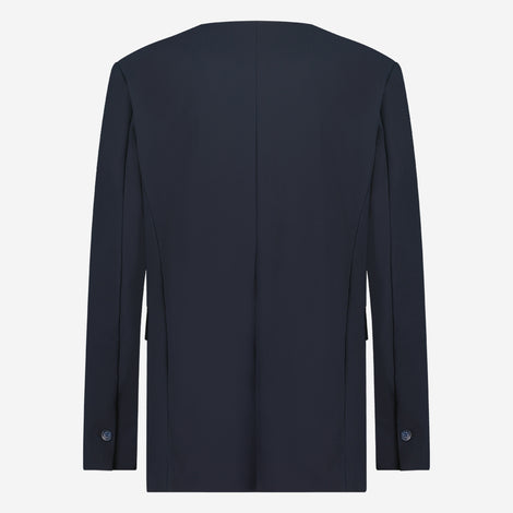 Alma Blazer Technical Jersey | Blue