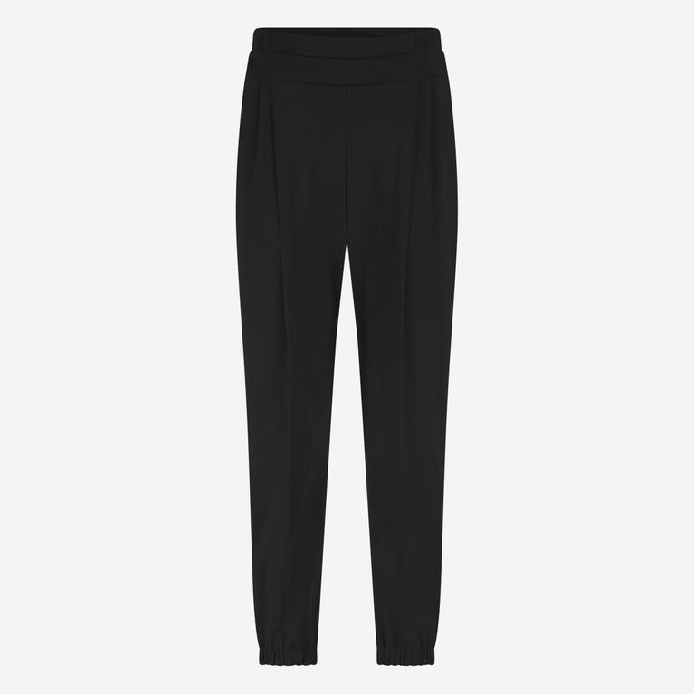 Lori strech technical jersey pants | Black