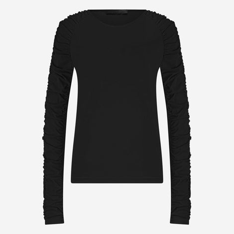 Carlina Top Technical Jersey | Black