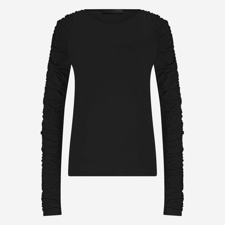 Carlina Top Technical Jersey | Black
