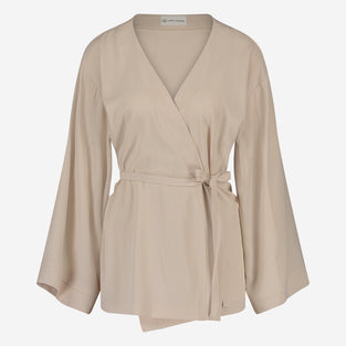 Alvera Blazer Kimono | Creme
