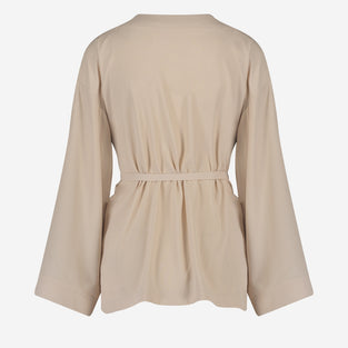 Alvera Blazer Kimono | Creme