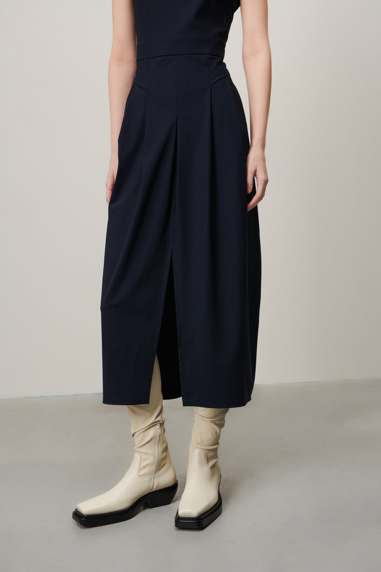 Jackie dress technical jersey | Blue