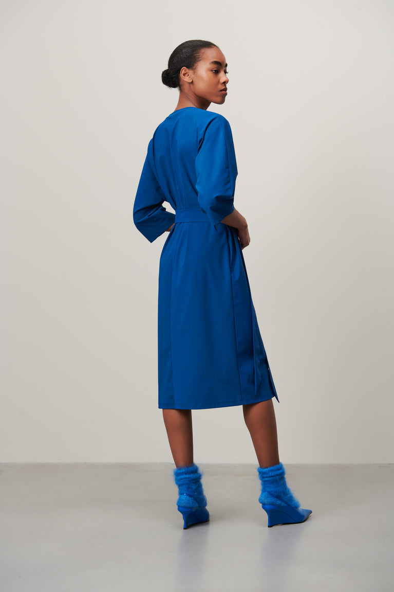 Jill Dress Technical Jersey | Light blue