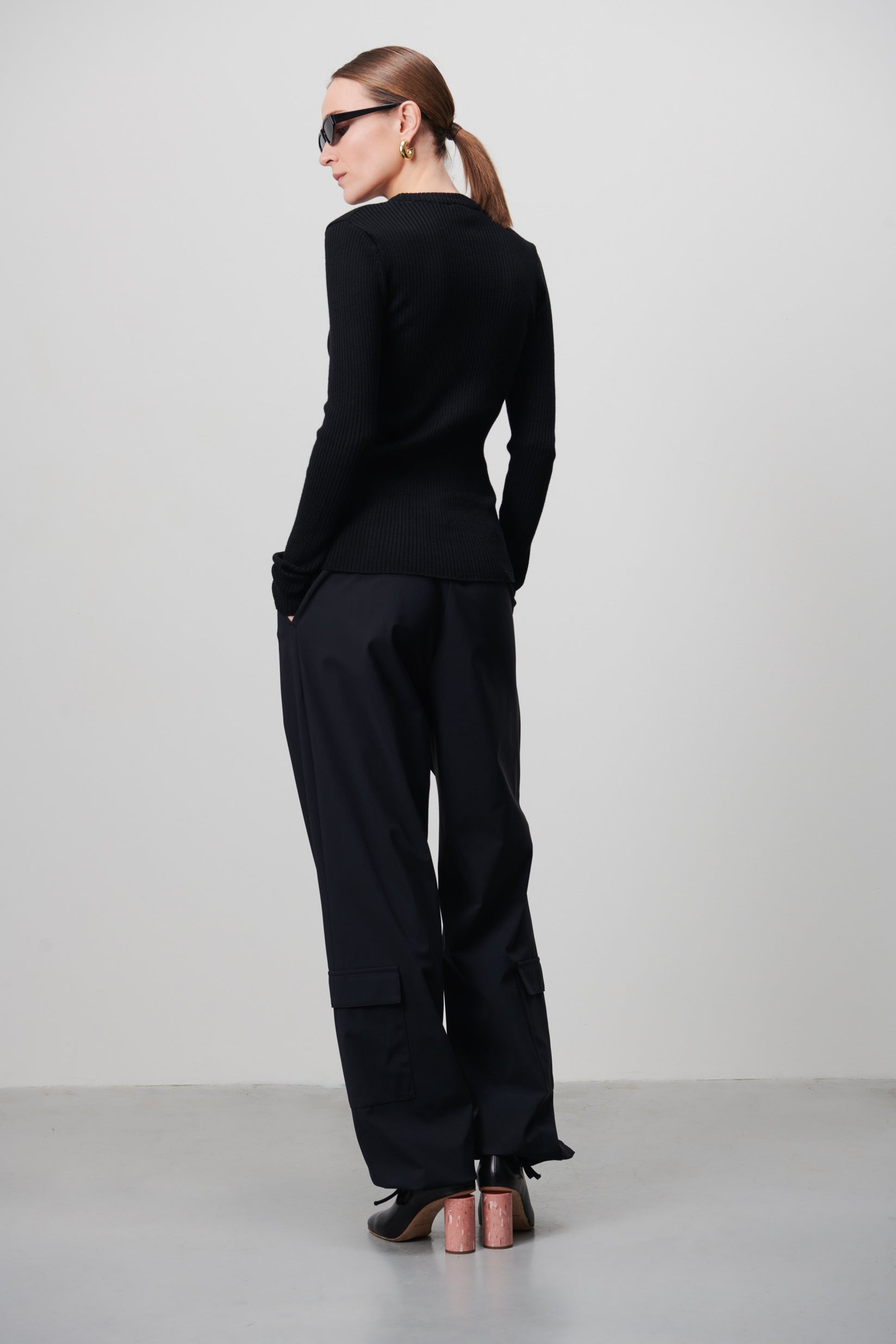 Vella Pants Technical Jersey | Black