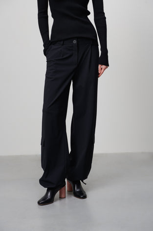 Vella Pants Technical Jersey | Black