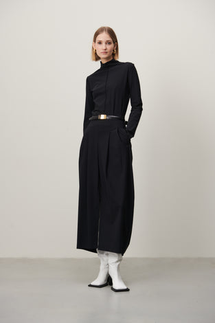 Zarra Top Technical Jersey | Black