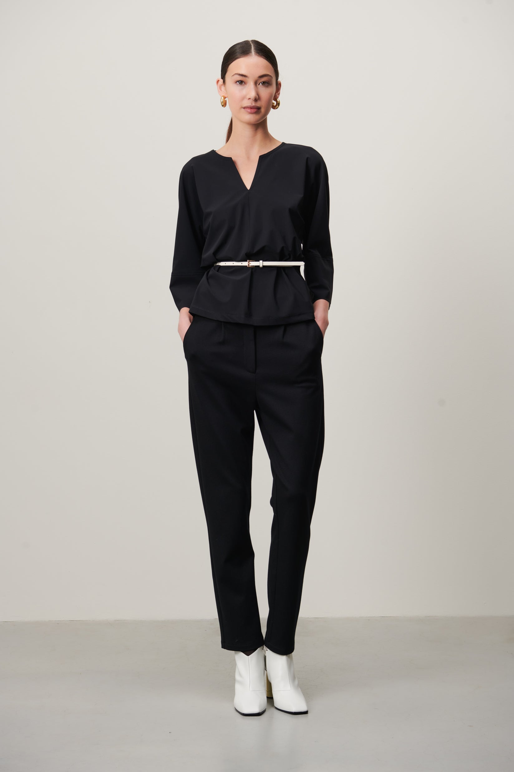 Stami Blouse Technical Jersey | Black