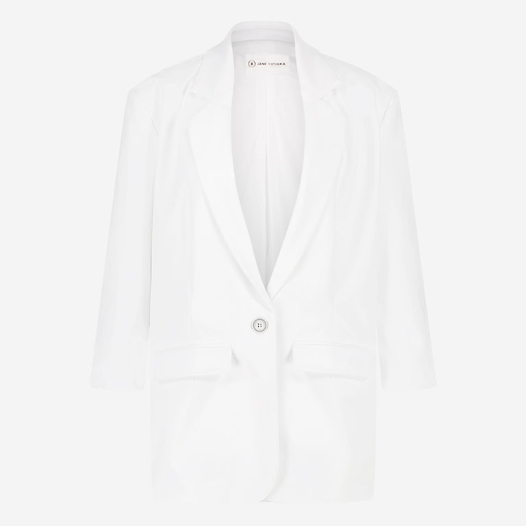 Fring Blazer Technical Jersey | White