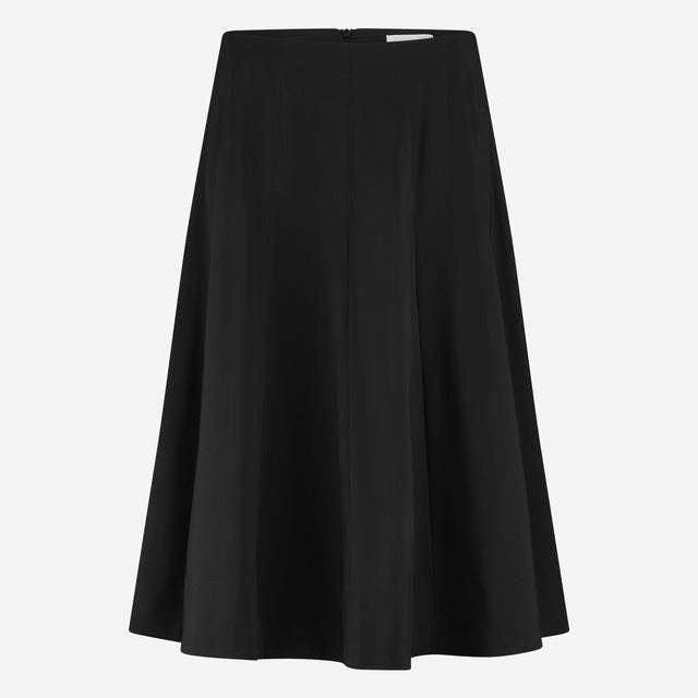 Mishele heavy tech jersay skirt | Black