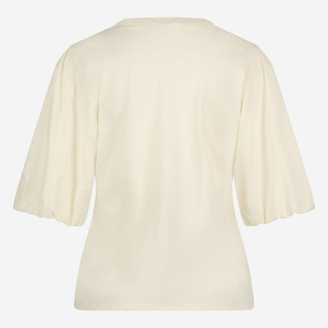 Ava Top Technical Jersey | Ecru
