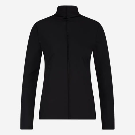 Zarra Top Technical Jersey | Black