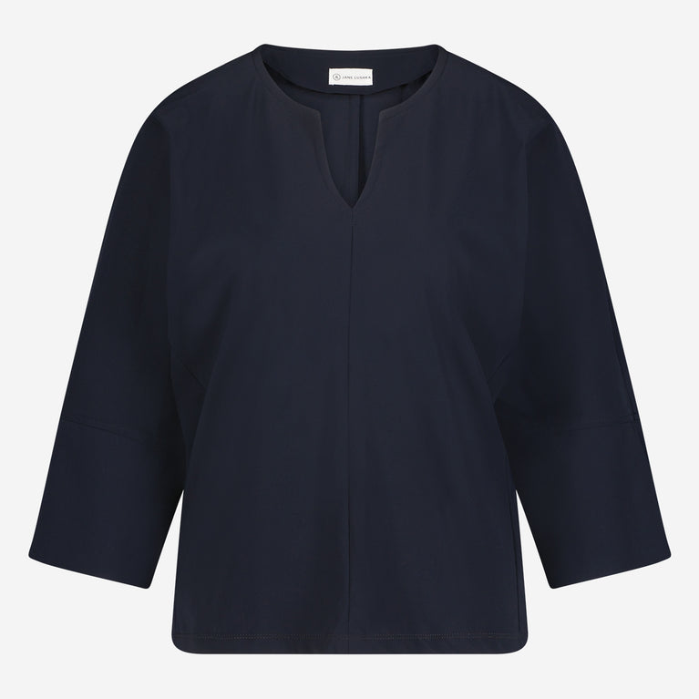 Stami Blouse Technical Jersey | Blue