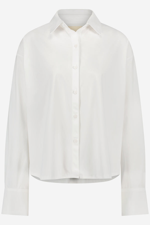 Sally Blouse Technical Jersey | White