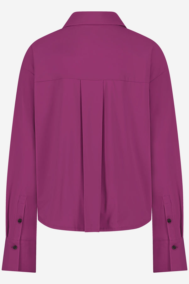 Sally Blouse Technical Jersey | Fuxia