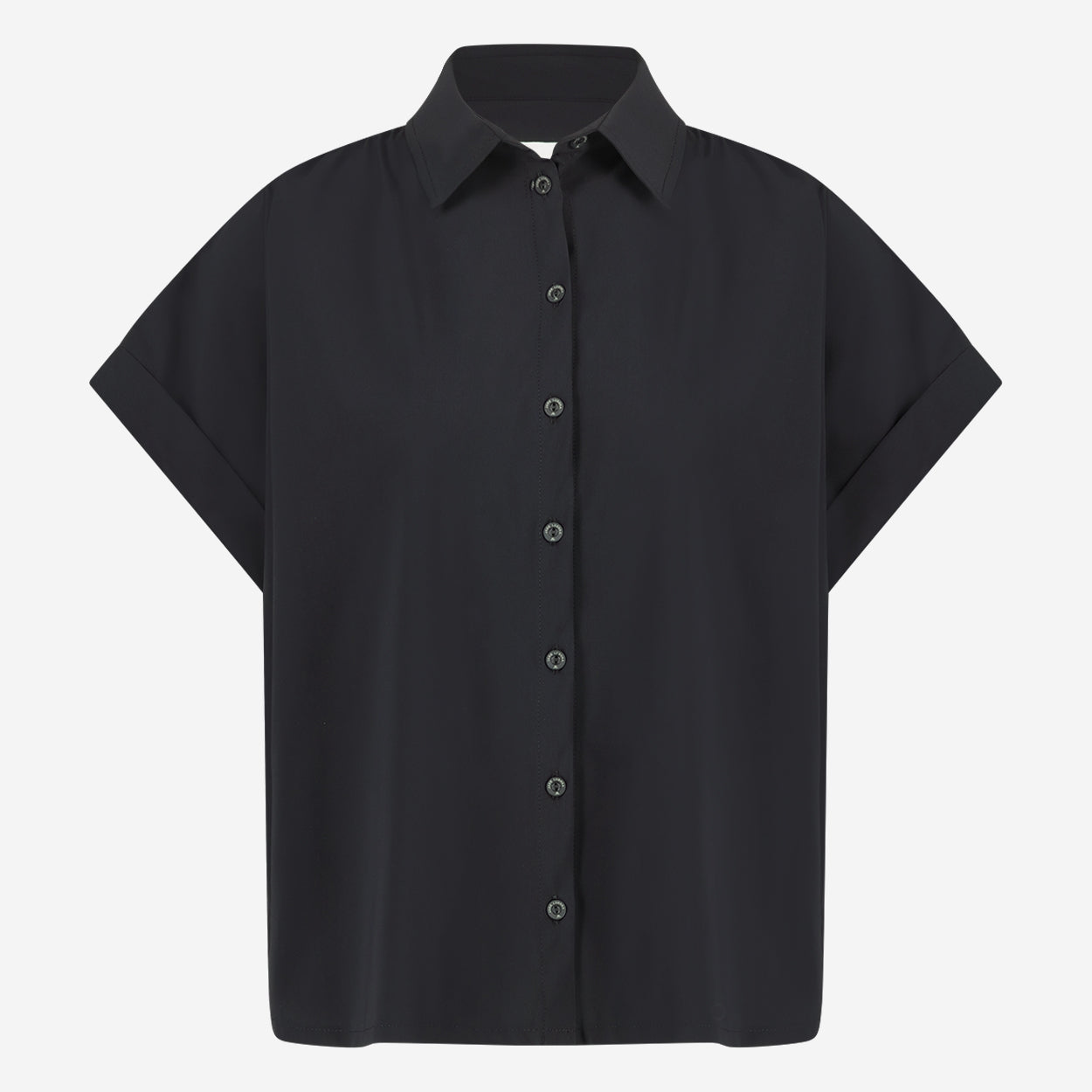 Romy Blouse Technical Jersey | Black