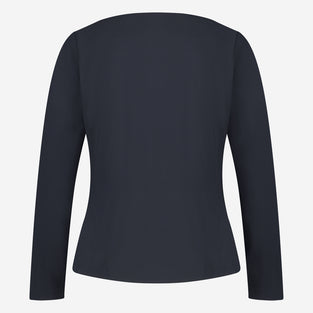 Alise Blouse Technical Jersey | Blue