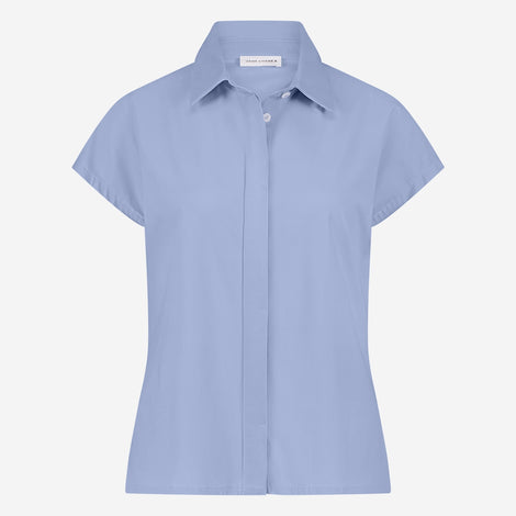 Wilma blouse technical jersey | Mid Blue