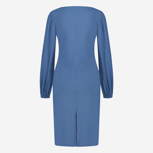 Silke Dress Technical Jersey | Mid Blue