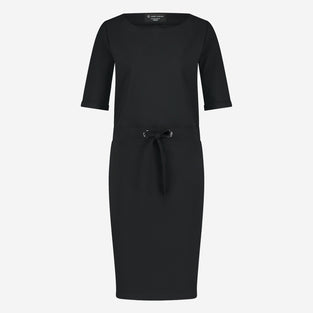 Lea Dress Technical Jersey | Black