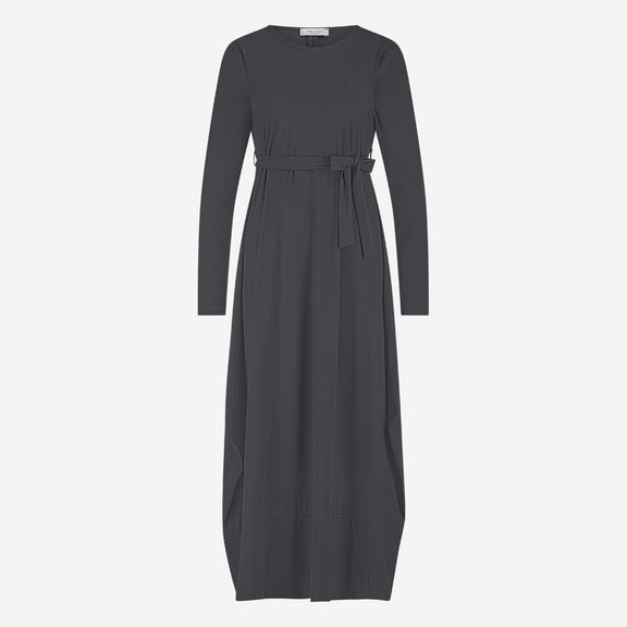 Isabel dress LS technical jersey | Grey