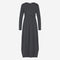 Isabel dress LS technical jersey | Grey