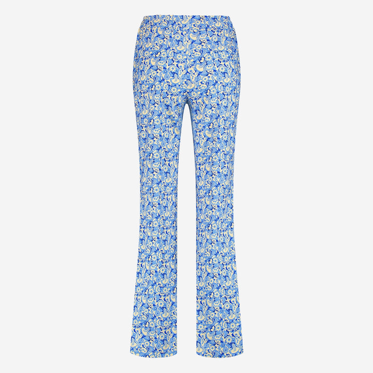 Carola Pants Technical Jersey | Multi Blue