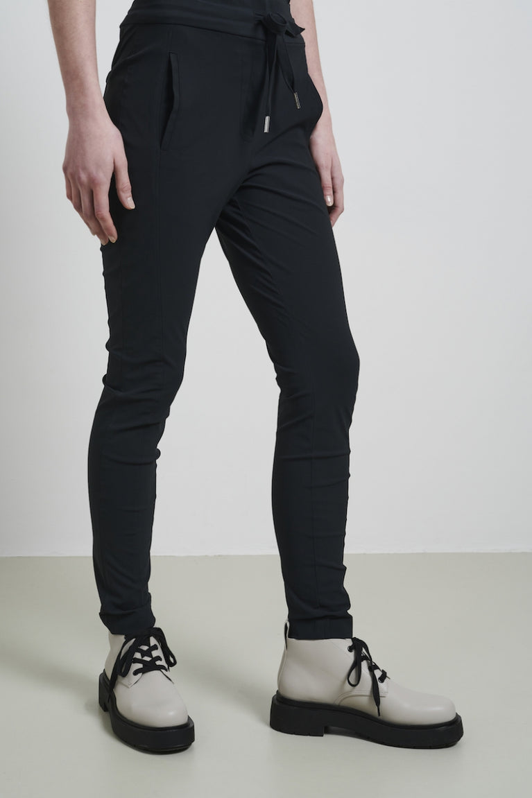 Pants Anna - Skinny fit Technical Jersey | Grigio Notte