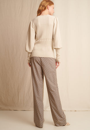Elada Pants Technical Jersey | Black Melange