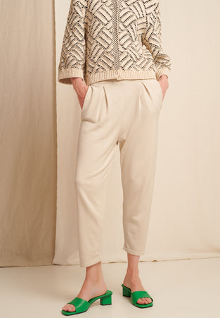 Stefanello Pants | Creme