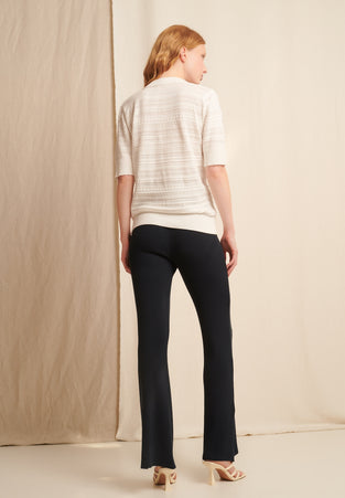 Rib Pants | Blue