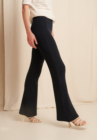 Rib Pants | Blue
