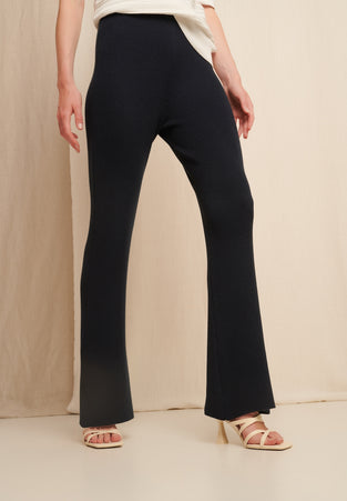 Rib Pants | Blue