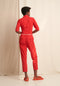 Kikkie Blouse Technical Jersey | Red
