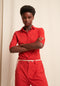 Kikkie Blouse Technical Jersey | Red