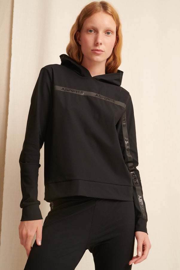 Hoodie JLSport Technical Jersey | Black