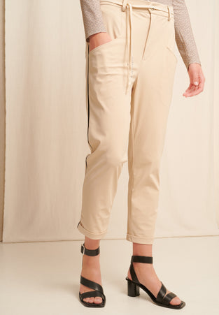 Haris Pants Technical Jersey | Beige